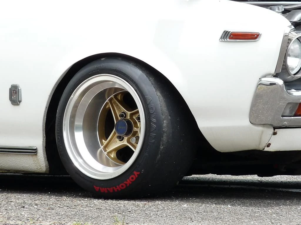 1-10 TAKECHI PROJECT RACING HART 4 SPOKE RIMS (GOLD) +6 (4 PACK) (INCH DOWN) [K FORCE] KF-5814 - Image 3