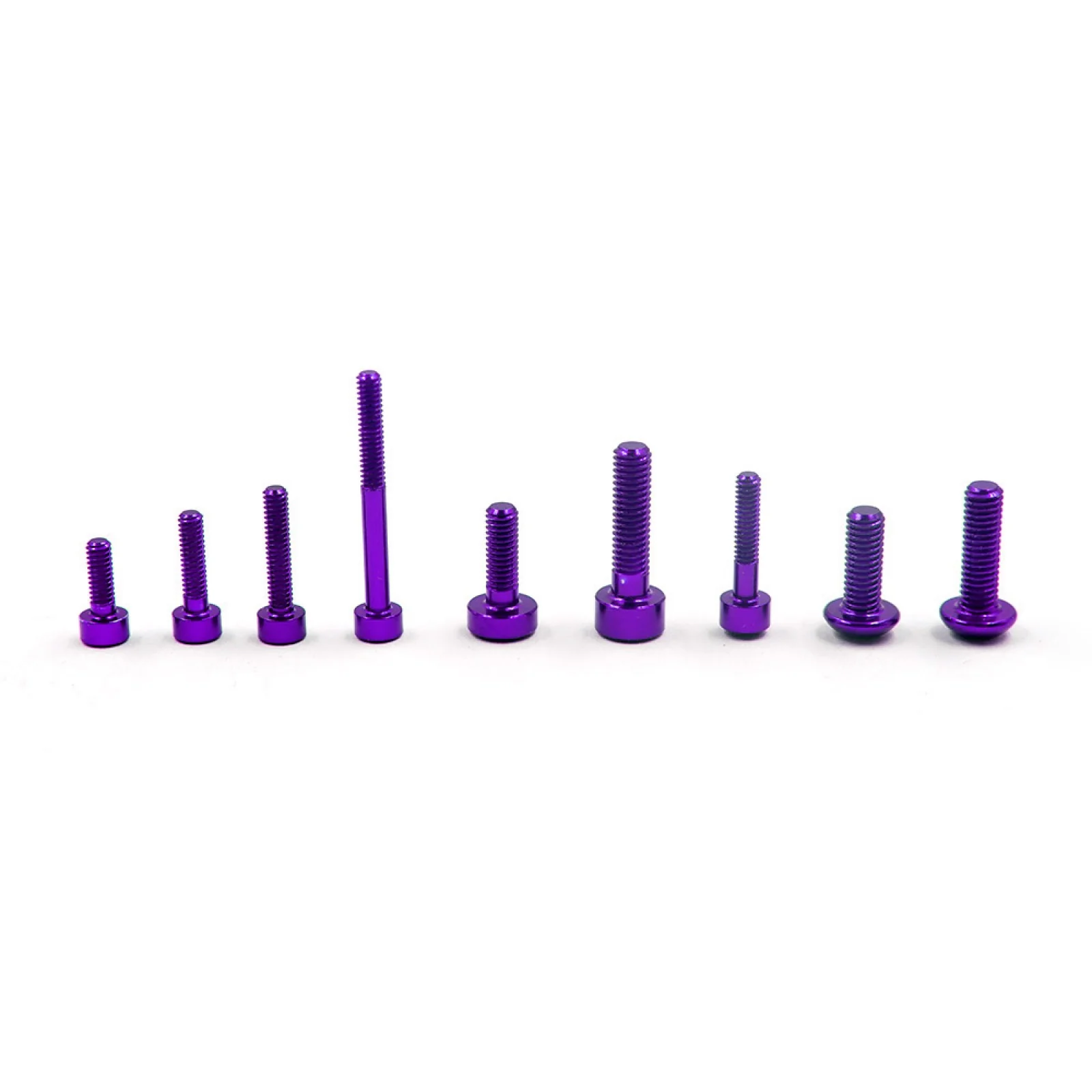 10PX PURPLE Aluminum Screw Set [Yeah Racing] YA-0734PP - Image 4