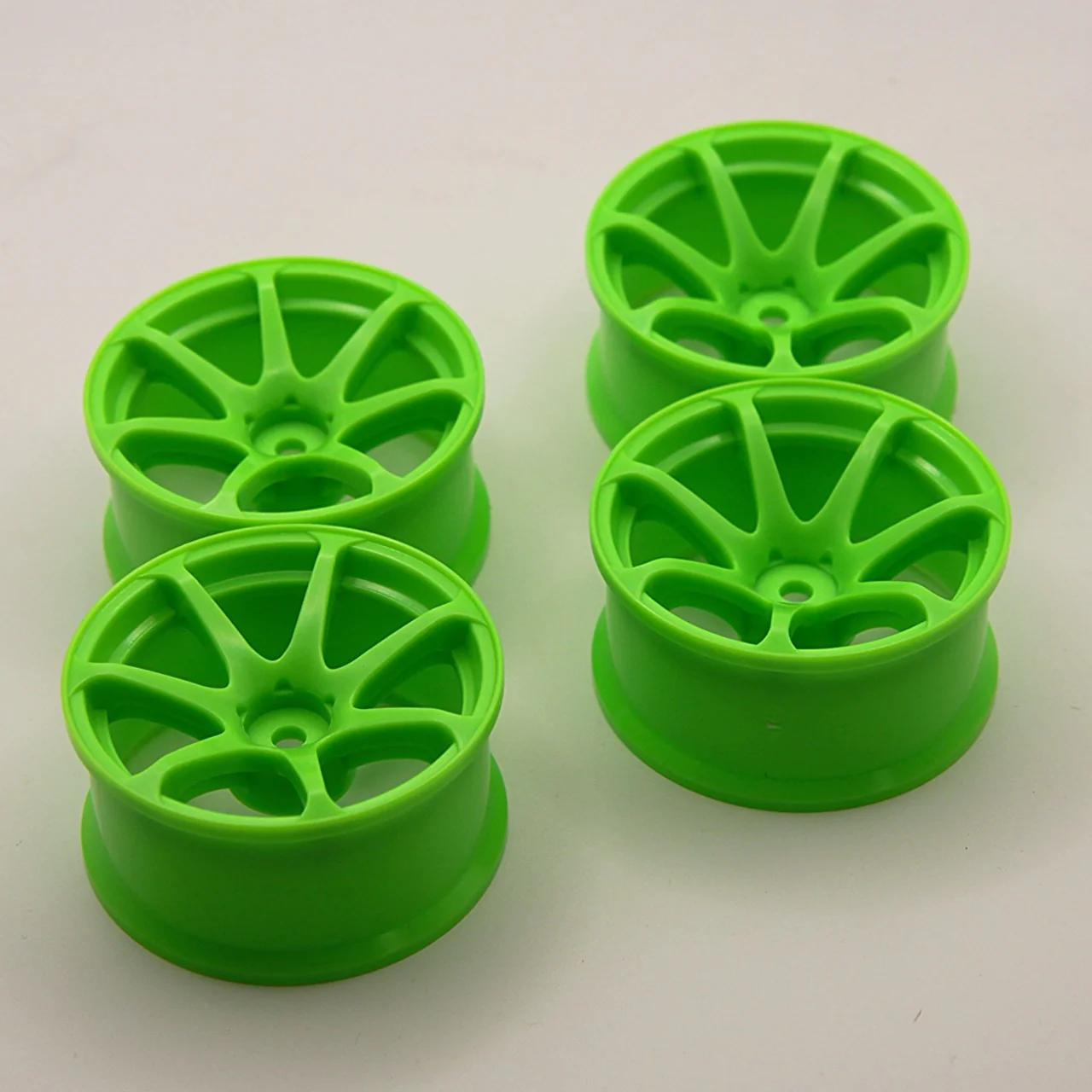 Advan AVS T7 HIGH TRACTION  Wheels (GREEN) Rims 6mm - 8mm [Topline RC] IW-1206G IW-1208G - Image 3