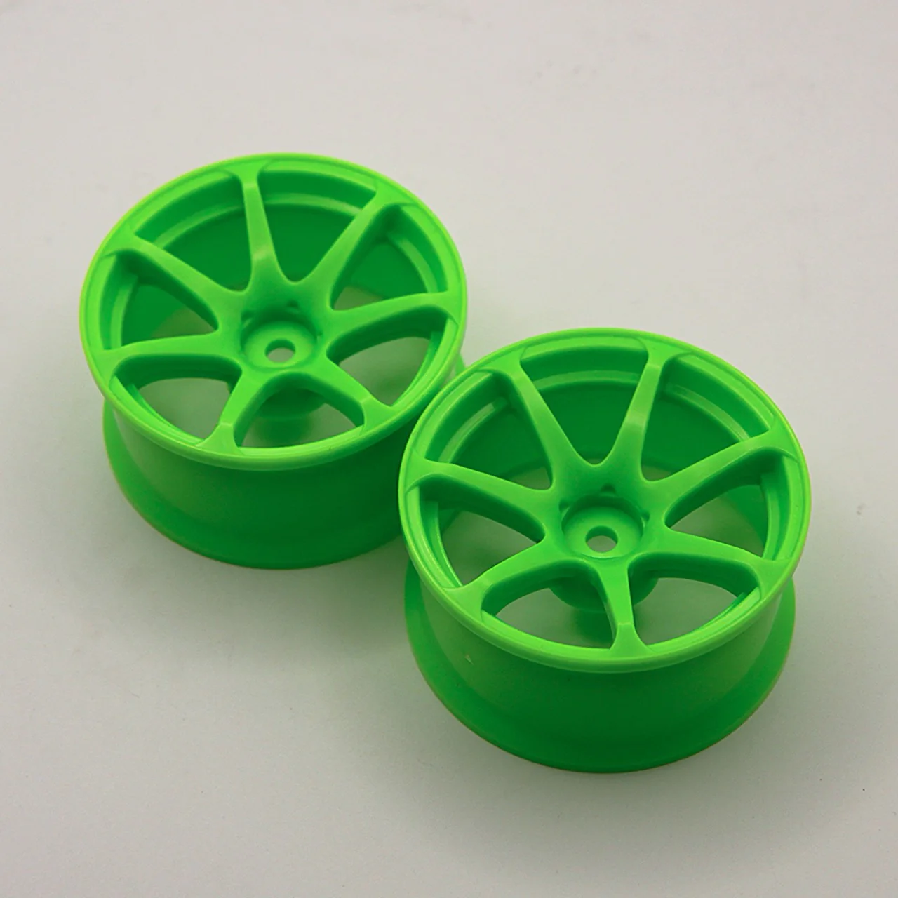 Advan AVS T7 HIGH TRACTION  Wheels (GREEN) Rims 6mm - 8mm [Topline RC] IW-1206G IW-1208G - Image 5