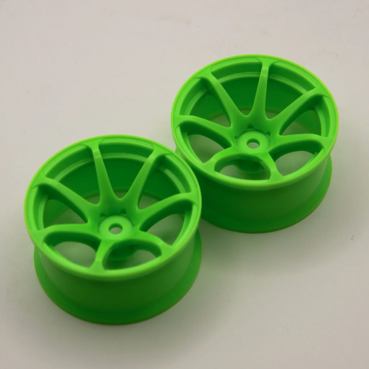 Advan AVS T7 HIGH TRACTION  Wheels (GREEN) Rims 6mm - 8mm [Topline RC] IW-1206G IW-1208G - Image 9