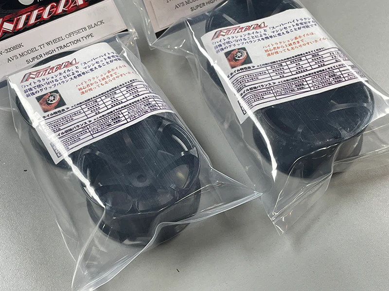 Advan AVS T7 SUPER HIGH TRACTION  Wheels (BLACK) 6mm - 8mm [Topline RC] IW-3206BK IW-3208BK - Image 3