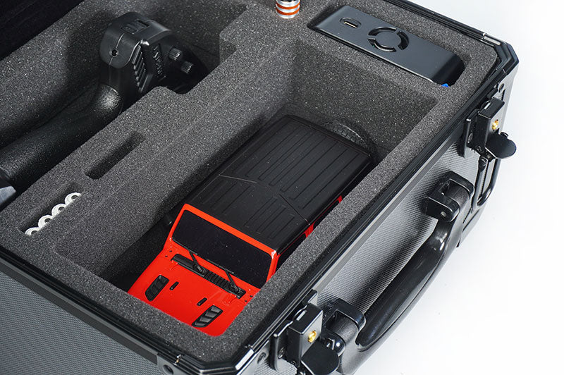 Aluminum Mini-Z Case (Car and Remote) Carrying Box Hauler (300mm x 240mm x 190mm) [Koswork] KOS32302-KMZ - Image 4