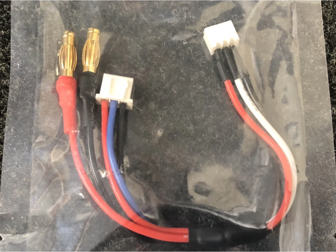 JST ZH2.0 Balance Charger Cable Charging Wire (4mm BULLET to MINI LIPO 2S) - Mini-Z Cars [ATOMIC] IC-091 - Image 3