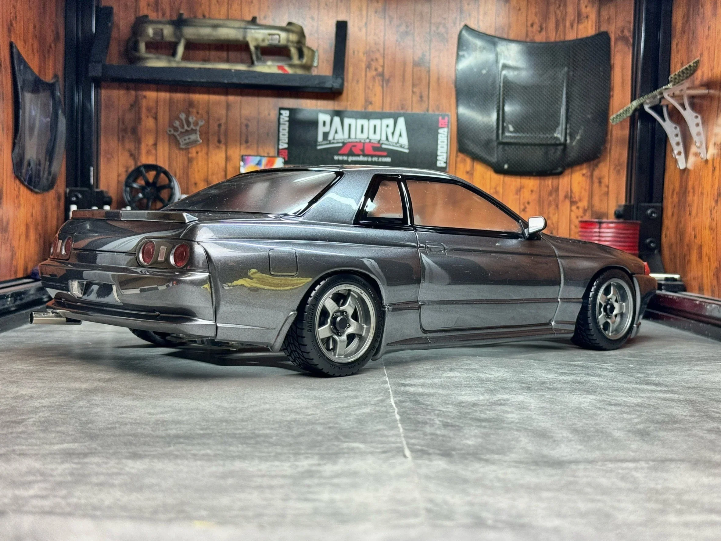 DISPLAY SMALLER DIAMETER RIM R32 GTR  SKYLINE GT-R - 26mm WHEEL (inch down) [Pandora RC] PAC-542 - Image 3