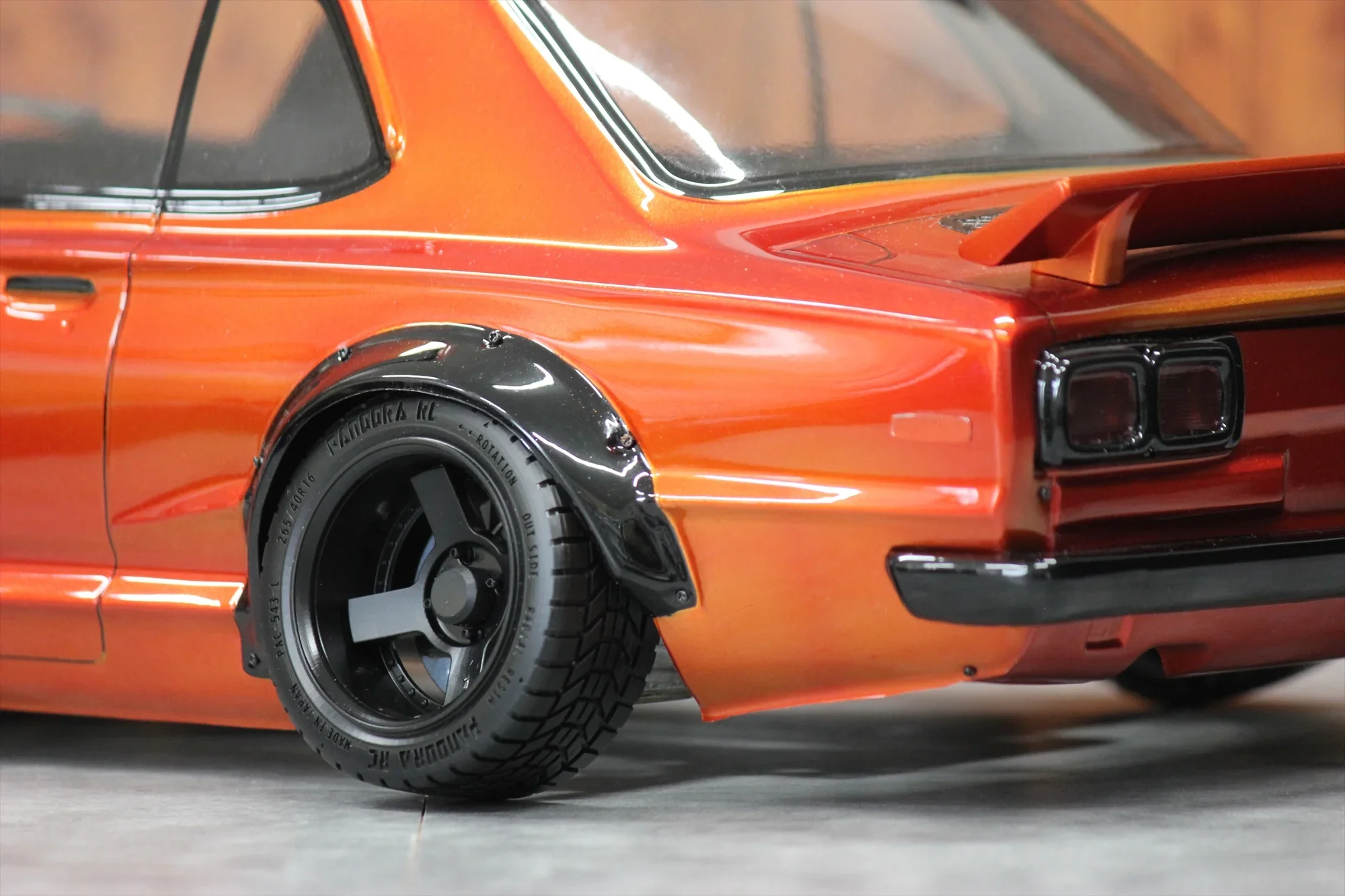 DISPLAY SMALLER DIAMETER RIM ZERO4 4 SPOKE - 26mm WHEEL (inch down) [Pandora RC] PAC-543 - Image 4