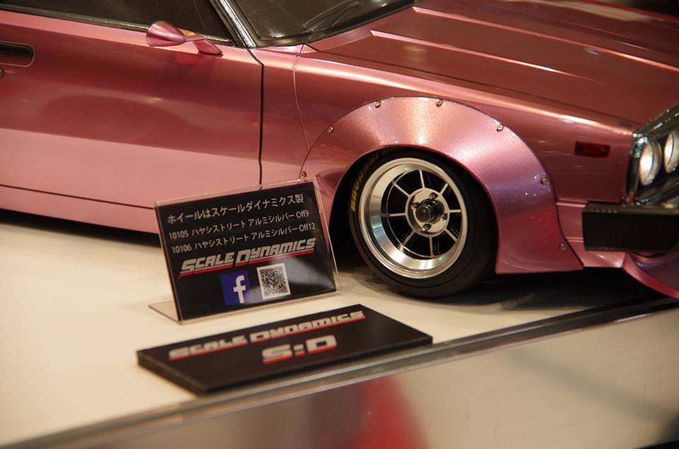 Hayashi Street (Silver) Rims Set (9mm / 12mm) V16D 1/10 Drift Wheels [Scale Dynamics] 10161 10162 - Image 3