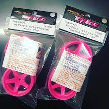 HIGH TRACTION N Model Ver III 5 Spoke Concave Rims (PINK) 5mm - 7mm [Topline RC] TDW-054PK TDW-074PK - Image 3