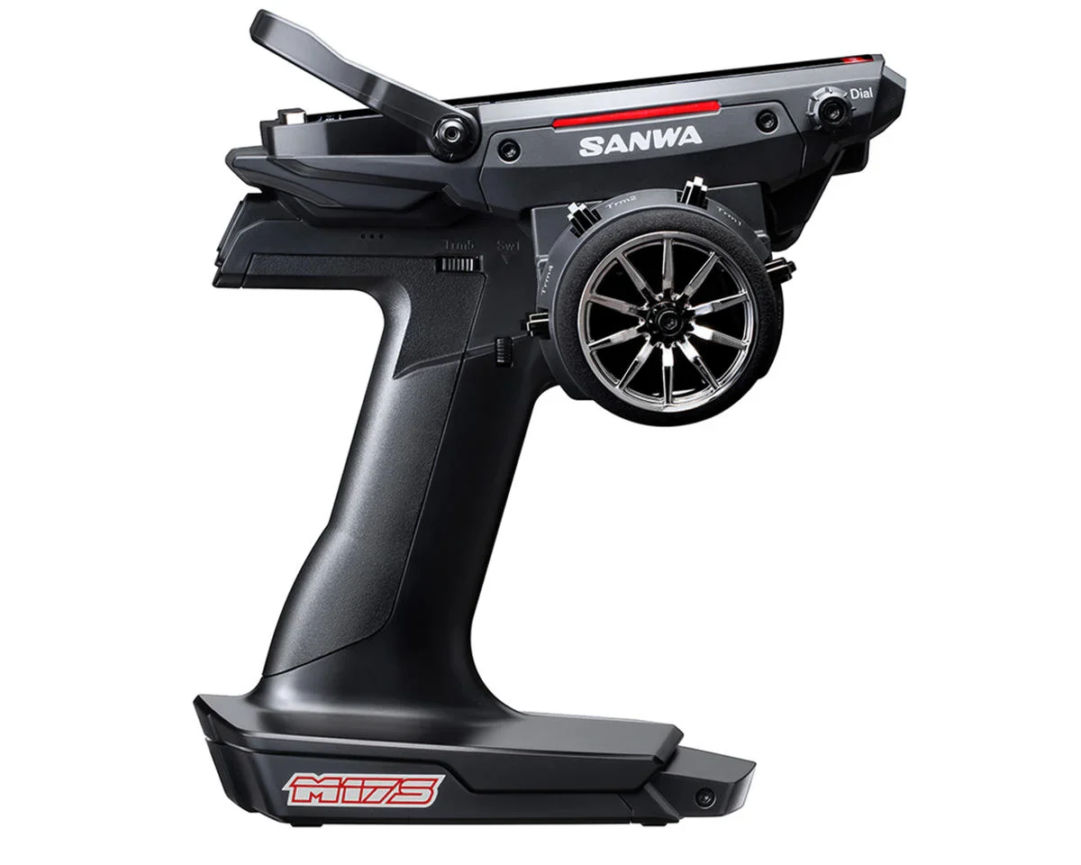 M17S Airtronics 4-Channel Transmitter Radio w- RX-493i Receiver - 2.4Ghz [Sanwa] SNW101A32971A - Image 3