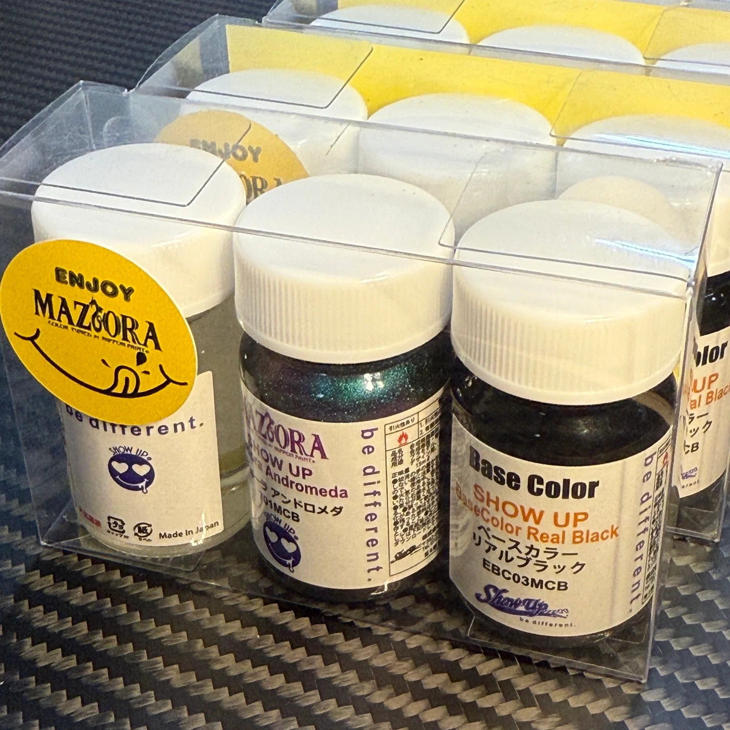 ENJOY Maziora Cosmo Series PAINT SYSTEM (Base, Paint, Clear) Micro 15mL Bottles Paint (For Airbrush Use) (Made in Japan) [Show Up] - Image 6