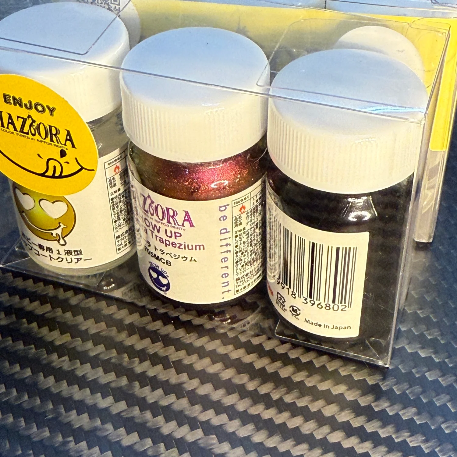 ENJOY Maziora Cosmo Series PAINT SYSTEM (Base, Paint, Clear) Micro 15mL Bottles Paint (For Airbrush Use) (Made in Japan) [Show Up] - Image 7