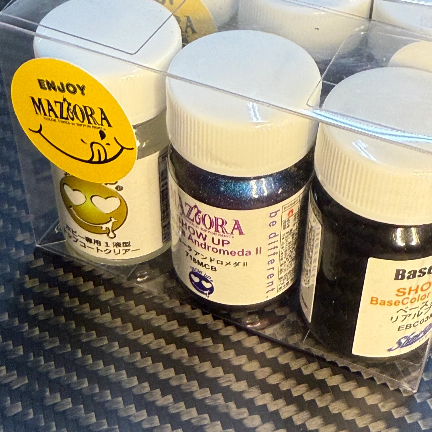 ENJOY Maziora Cosmo Series PAINT SYSTEM (Base, Paint, Clear) Micro 15mL Bottles Paint (For Airbrush Use) (Made in Japan) [Show Up] - Image 8