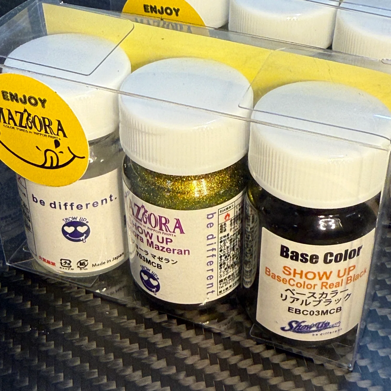 ENJOY Maziora Cosmo Series PAINT SYSTEM (Base, Paint, Clear) Micro 15mL Bottles Paint (For Airbrush Use) (Made in Japan) [Show Up] - Image 9