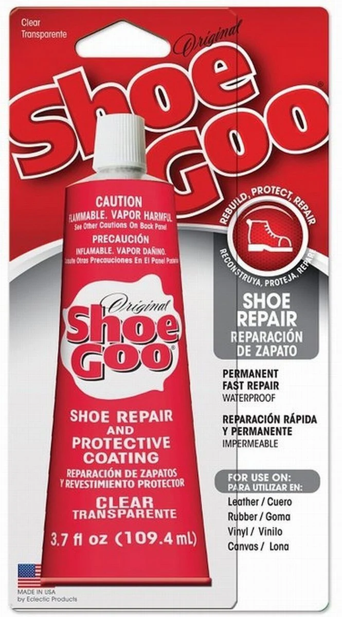 Shoe Goo 3.7oz Large Flexible Clear Glue Tube (Perfect for Lexan/Plastics) [Shoe Goo] ETC8000 - Image 3