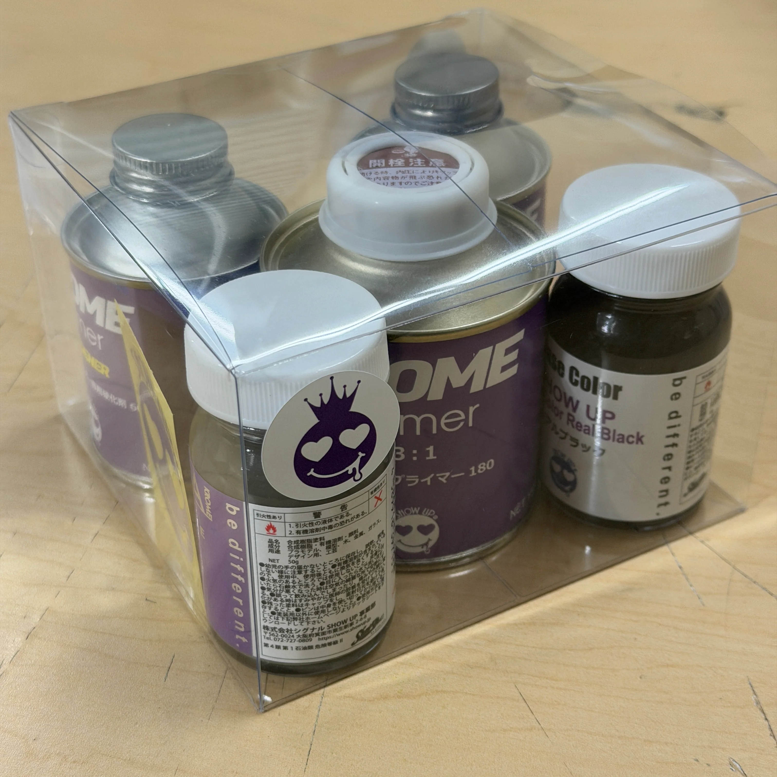 TERRA KROME PERFECT KIT (5 pc set) (For Airbrush Use) (Made in Japan) [Show Up] TRK-PK - Image 4