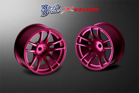 VALINO N820S Aluminum Wheel 26mm (OFF+7) 1-10 Drift Rim - Pink Silver Purple Red Gold Black [Overdose] BB-RW-011 BB-RW-012 BB-RW-013 - Image 4