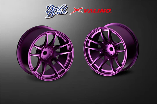 VALINO N820S Aluminum Wheel 26mm (OFF+7) 1-10 Drift Rim - Pink Silver Purple Red Gold Black [Overdose] BB-RW-011 BB-RW-012 BB-RW-013 - Image 7
