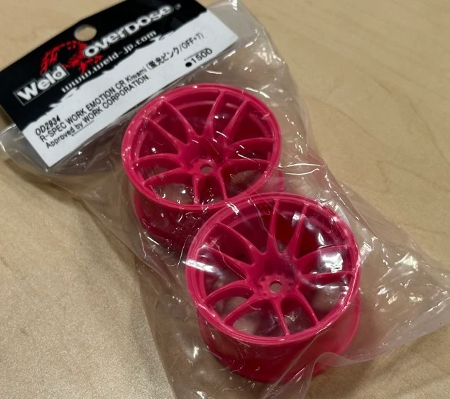 Work CR KAI R-SPEC 7mm 26mm RIMS Rims PINK YELLOW GREEN [Overdose] OD2935 OD2934 OD2933 - Image 8