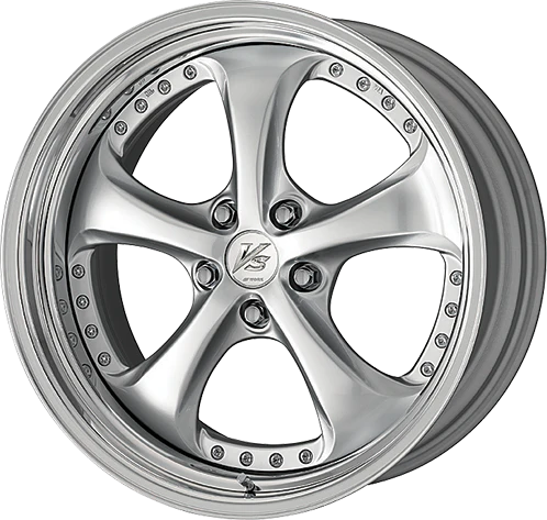 Work VS-KF (Black Metal Chrome) 5mm - 7mm 1/10 WHEELS Rims [Overdose] OD2726B OD2728B VSKF - Image 3