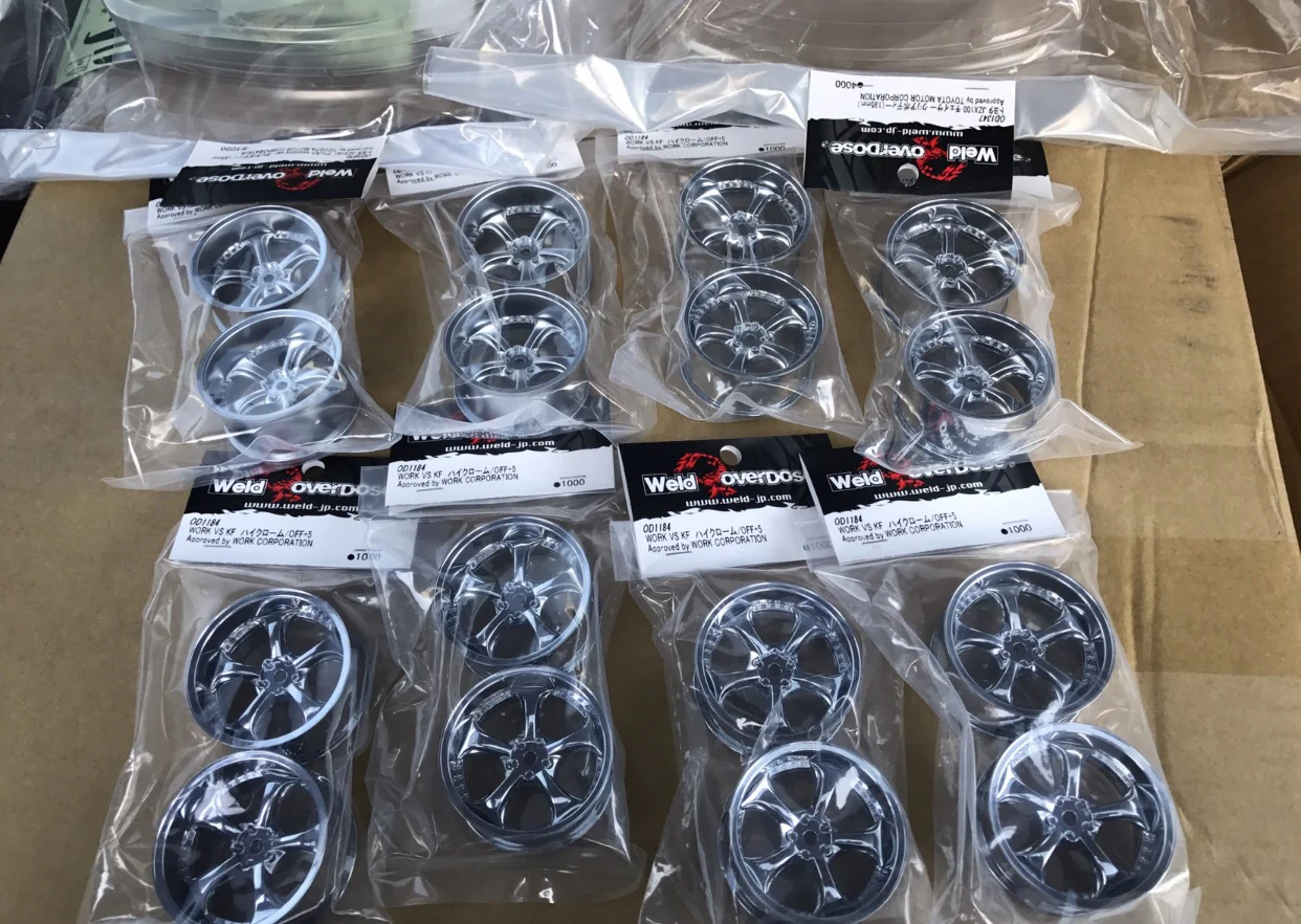 Work VS-KF (Chrome) 5mm - 7mm Rims [Overdose] OD1184 OD1186 VSKF - Image 5